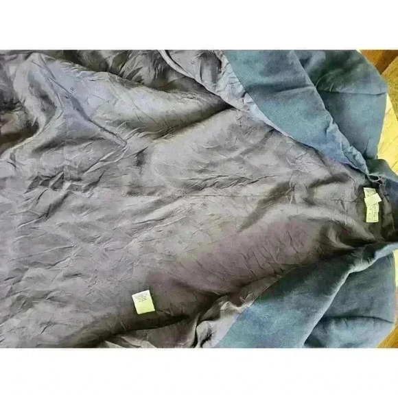 Talbots Classic Linen Blend Blazer Women's Size 2P Navy Nautical Career - Picture 5 of 8